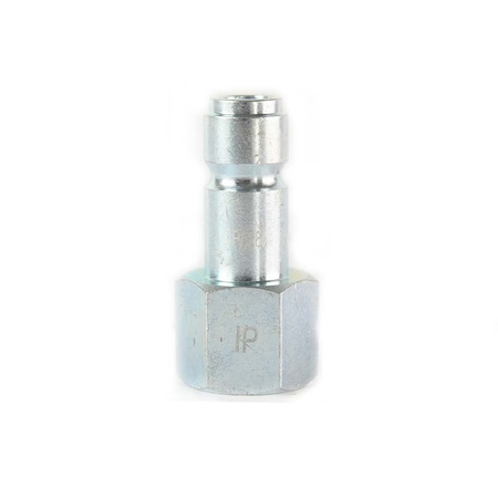1/2 Inch Auto Coupler Plug X 1/2 Inch Female NPT (Silver Color)